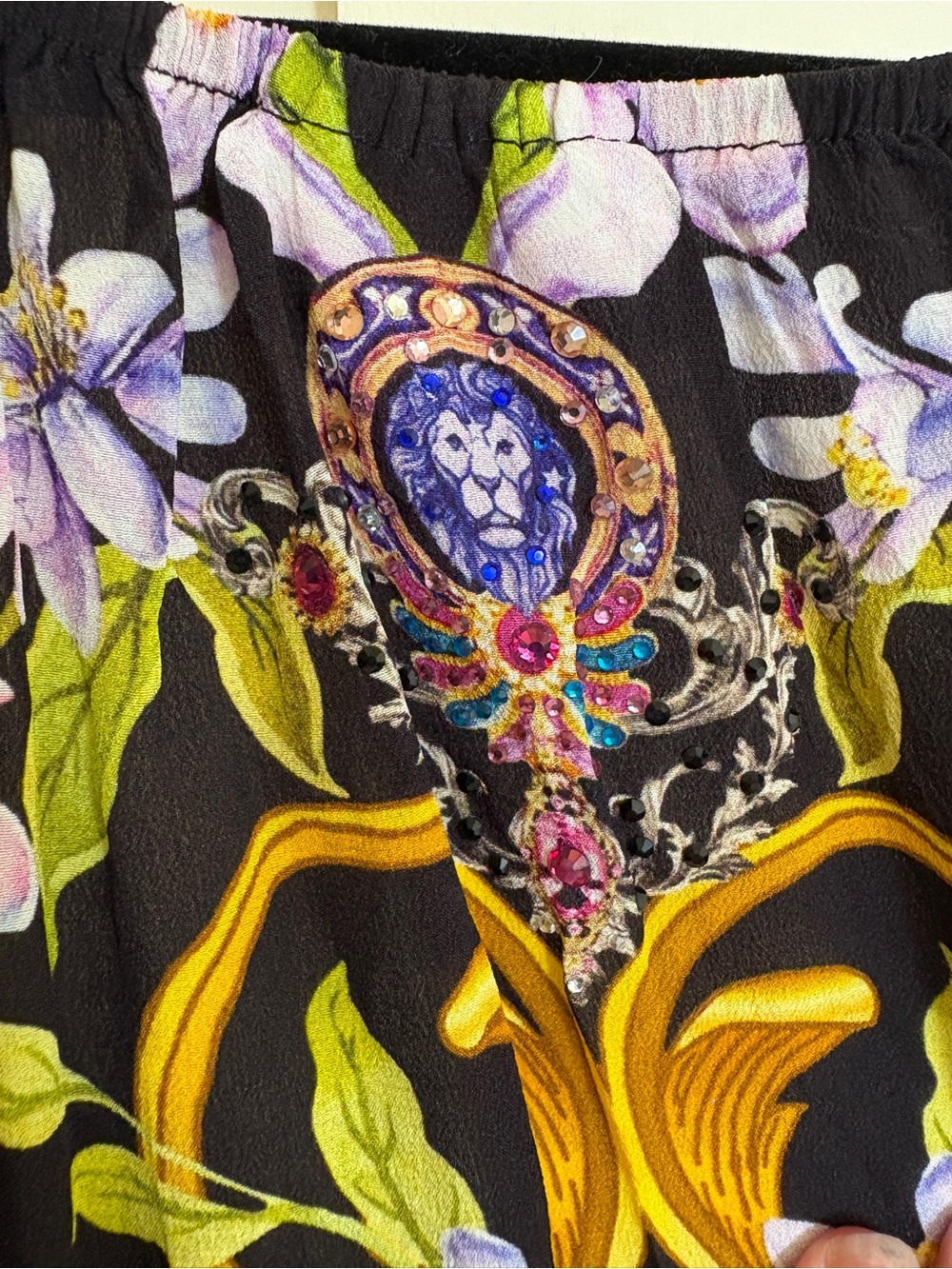 Camilla black and floral maxi size XL - stunning! NWOT - Picture 12 of 13
